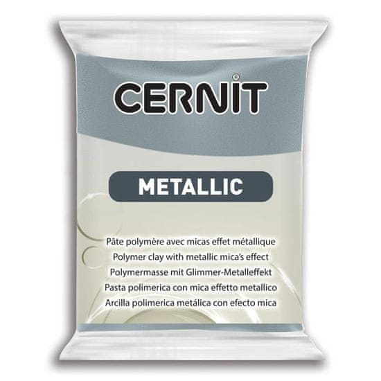 Cernit METALLIC 56g - oceľ