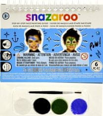 Snazaroo Sada 4 farieb na tvár s obrázkovou predlohou Adventure