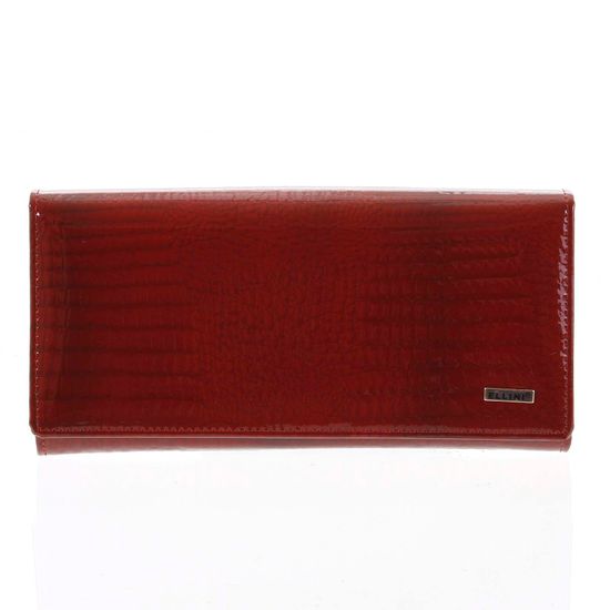 Ellini Dámska kožená peňaženka Marika červená