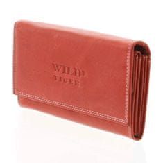 Wild Dámska kožená peňaženka Slávka červená