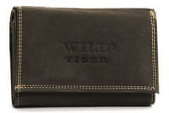 Wild Tiger Dámska kožená peňaženka Wild T., hnedá