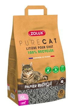 Zolux Podstielka PURECAT recyklovaná papierová 5l