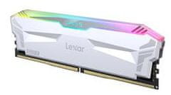 LEXAR ARES DDR5 32GB (kit 2x16GB) UDIMM 6400MHz CL32 XMP 3.0 - RGB, Heatsink, biela