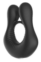 Dreamtoys RAMROD Strong Vibe Cockring (Black), vibračný krúžok na penis