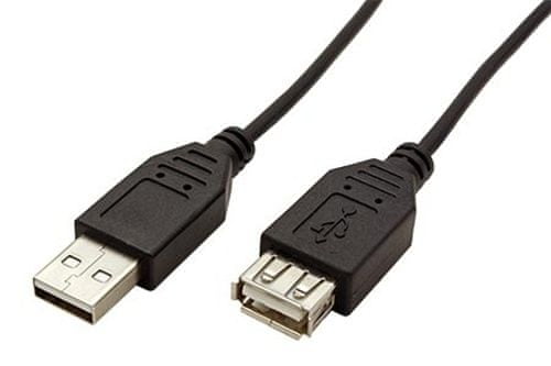 Goobay Kábel USB 2.0 AA 30 cm predlžovací, čierny