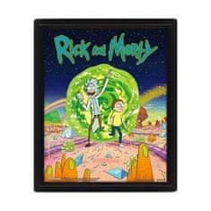 Obraz 3D Ricky a Morty - Portal