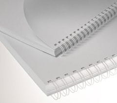 Renz Viazací chrbát kovový (3/1") A4 priemer 9,5 mm biely 100ks