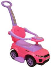 Baby Mix Detské hrajúce vozítko 3v1 ružové