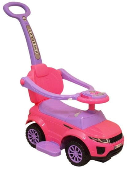 Baby Mix Detské hrajúce vozítko 3v1 ružové