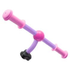 Baby Mix Detské odrážadlo bicykel TWIST ružovo-fialové