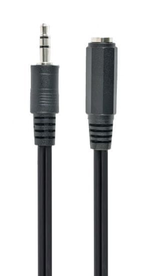 CABLEXPERT Kábel predĺžený jack 3,5mm M/F, 5m audio