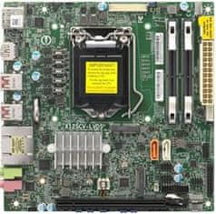 SuperMicro MB LGA1200 (Core, Xeon), W480E,2xDDR4 SO-DIMM,2xSATA3,M.2, PCIe 3.0 x16,2xHDMI,DP,LVDS,Audio,2xLAN