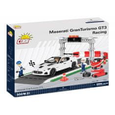 Cobi Stavebnica - MASERATI GRAN TURISMO GT3 Racing set. 300 kociek, 2 figúrky