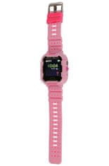 Helmer detské hodinky LK 708 s GPS lokátorom / dotykový display / IP67 / micro SIM / kompatibilný s Android a iOS / ružové