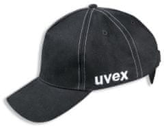 Uvex Protinárazová čiapka - u-cap šport, veľ. 60 - 63 / čierna / šilt 7cm / tvrdá škrupina z ABS / textilná čiapka z bavlny