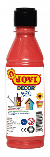 JOVI Decor akrylová farba - červená 250 ml