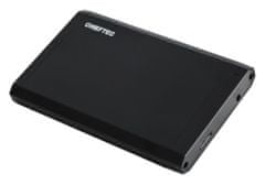externý box USB3.0 pre 2,5" HDD/SSD, hliníkový