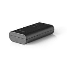 Nedis BTTR100BK - Bezdrôtový Audio Vysielač | Bluetooth | Až 2 Slúchadlá | Čierna farba