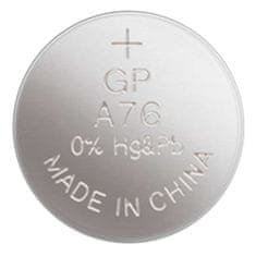 GP alkalická batéria 1,5V LR44 (A76, 11.6 x 5.4 mm) 1ks