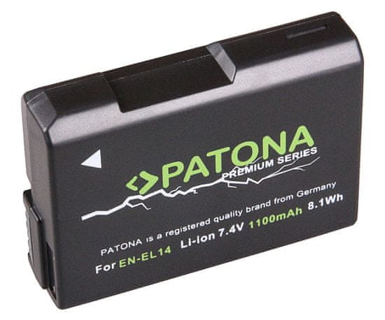 PATONA batéria pre foto Nikon EN-EL14 1100mAh Li-Ion Premium