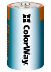 ColorWay alkalická batéria D/LR20/ 1.5V/ 2ks v balení/ blister