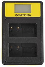 PATONA nabíjačka Foto Dual Panasonic DMW-BLC12 E s LCD, USB