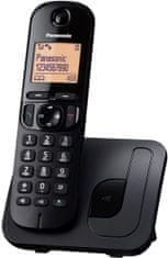 PANASONIC KX-TGC210FXB, bezdrôt. telefón, čierny