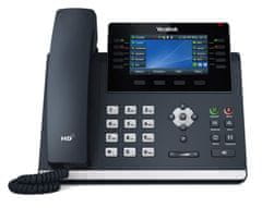 YEALINK SIP-T46U SIP telefón, PoE, 4,3" 480x272 LCD, 27 prog.tl., 2xUSB, Gig