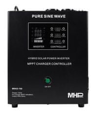 MHpower záložný zdroj MSKD-700-12, UPS, 700W, čistý sínus, 12V, solárny regulátor MPPT