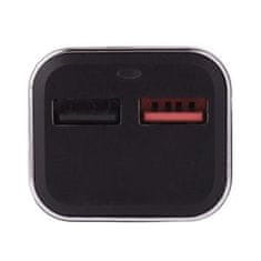 EMOS napájací zdroj USB CL 12/24V QuickCharge3.0, 3A (28.5W), 2x USB, do auta