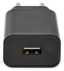 Nedis sieťová nabíjačka/ USB-C/ 2.4 A/ 5.0 VDC/ čierna/ kábel 1m
