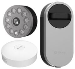 EZVIZ šikovný dverný zámok + klávesnica + HUB (A3) DIY/ Bluetooth 3.0/ čierno-sivý