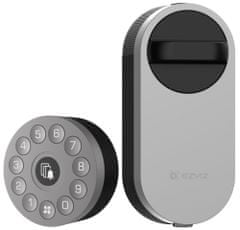 EZVIZ šikovný dverný zámok + klávesnica DIY/ Bluetooth 3.0/ čierno-sivý