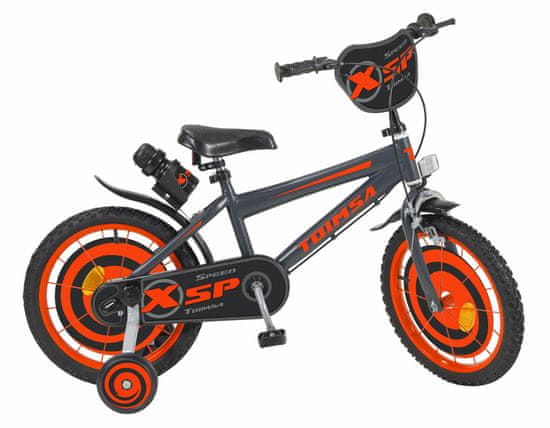 Toimsa Bicykel detský XSP čierno/oranžový 16