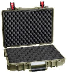 Doerr odolný vodotesný kufor Explorer 4209 Green CV (42x30x10 cm, molitan pre Laptop až 15" v puzdre, 2,4 kg)