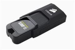 Corsair flash disk 256GB Voyager Slider X1 USB 3.0 (čítanie: 130MB/s) čierny
