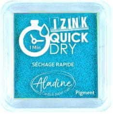 Aladine Pečiatkovací vankúšik IZINK Quick Dry rýchloschnúci - tyrkysový