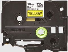 TZE-FX641, žltá / čierna, 18mm