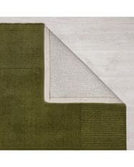 Flair Kusový ručne tkaný koberec Tuscany Textured Wool Border Green 120x170