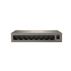 Tenda TEG1008M 8-port Gigabit Switch, 8x 10/100/1000 Mb/s, Fanless, MAC 4K, napájanie AC/DC, aj na stenu