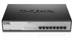 D-Link DGS-1008MP 8x 1000 Desktop Switch, 8PoE port