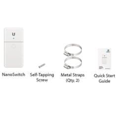 Ubiquiti NanoSwitch Outdoor GbE 24V 1xPoE-In, 3xPoE-Out Passthrough Switch