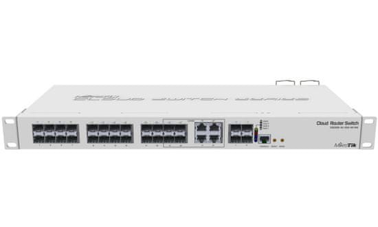 Mikrotik Cloud Router Switch CRS328-4C-20S-4S+RM, 800MHz CPU, 512MB RAM, 20x SFP, 4x SFP+, 4x LAN combo, vr. L5