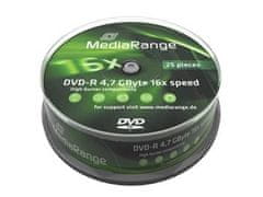 MediaRange DVD-R 4,7 GB 16x spindl 25ks