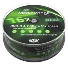 MediaRange DVD-R 4,7 GB 16x spindl 10ks