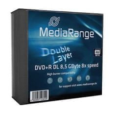 MediaRange DVD+R 8,5 GB 8x Dual Layer slimcase 5ks