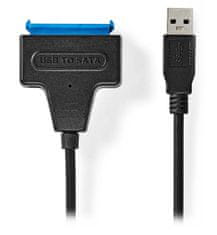 Nedis adaptér USB 3.2 Gen1/ 2,5"/ SATA I, II, III/ napájanie z USB/ 30 cm/ čierny/ blister