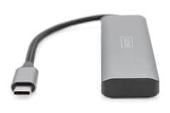Digitus 4portový USB-C HUB 4x USB-C 3.1 Gen1, 5Gbps