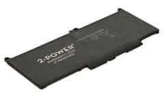 2-Power Dell ( 5VC2M alternatívne ) 4 ?lánková Batéria do Laptopu 7,6V 7500mAh