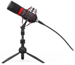 Endorfy mikrofón Streaming T / streamovací / stojanček / pop-up filter / 3,5 mm jack / USB-C